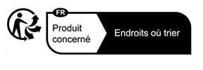 Pictogrammes Triman et Info-tri